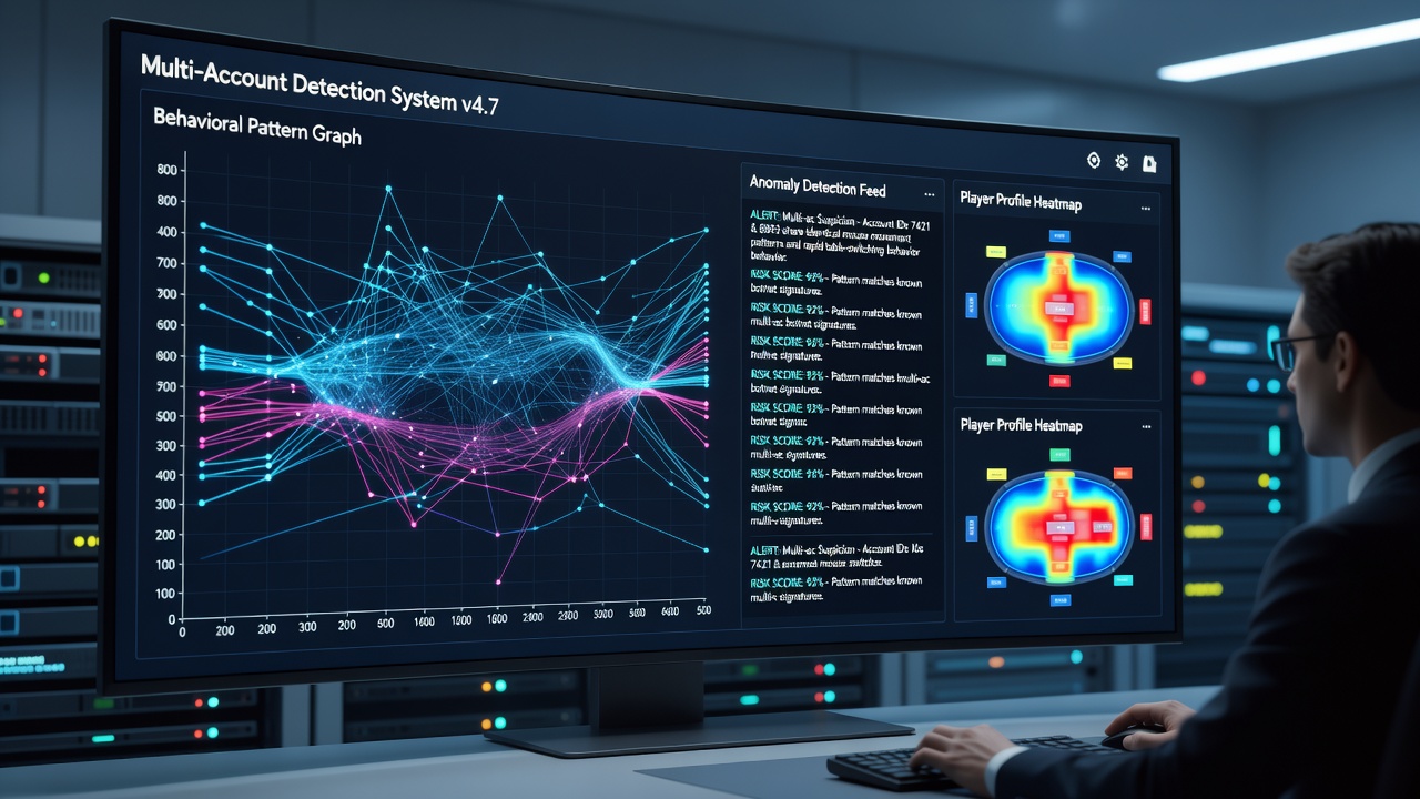 Screenshot of poker software interface highlighting session analytics dashboard