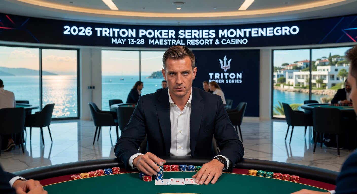 High-stakes cash game livestream setup at WSOP with professional dealers and players